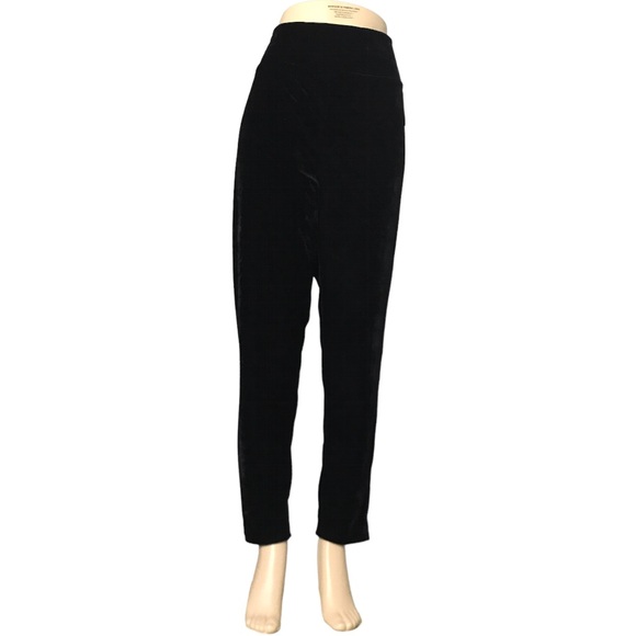 *New* Lily Morgan Black Terciopelo Straight Elegant Pants Size 1X - Picture 9 of 16